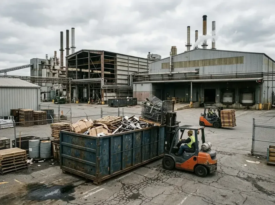 industrial-factory-scrap-conta-003 — frequently asked questions, Cheap Roll-off Dumpster Rentals in Belleville, MI